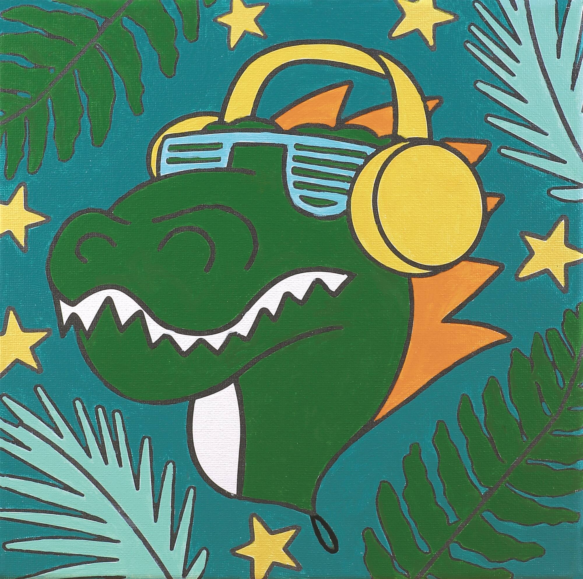 Cool Dinosaur Canvas Painting Kit by Creatology™